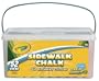 Crayola Sidewalk Chalk 52ct. Bucket Crayon Shape