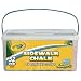 Crayola Sidewalk Chalk 52ct. Bucket Crayon Shape