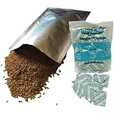 60 - 1 Gallon (10"x14") Mylar Bags & 60 - 300cc Oxygen Absorbers For Dried Dehydrated and Long Term Food Storage - Food Survival