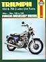 Triumph 650 and 750 2 Valve Unit Twins Owner's Workshop Manual (Motorcycle Manuals)