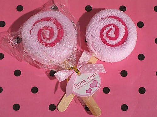 Cute Lollipop Towel Pink