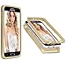 Ailun Phone Case for Galaxy S6,Soft TPU Bumper&Hard Shell Solid PC Back Case,Shock-Absorption,Anti-Scratch&Fingerprints&Oil Stains Dual-Layer Cover,Siania Retail Package[Gold]