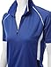 Womens 2 Tone Coolmax Collar short sleeve Polo TShirt COBALT M