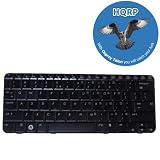HQRP Laptop keyboard compatible with HP AETT3U00010 / AETT9U00010 Replacement plus HQRP Coaster