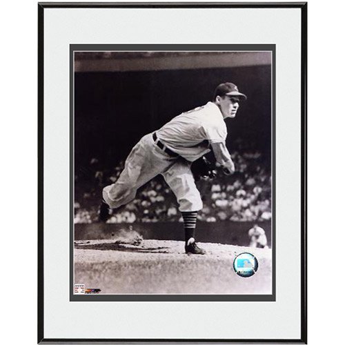 Cleveland Indians Bob Feller Framed Photo