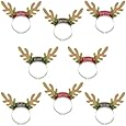 Santa's Reindeer Antler Headband Pack