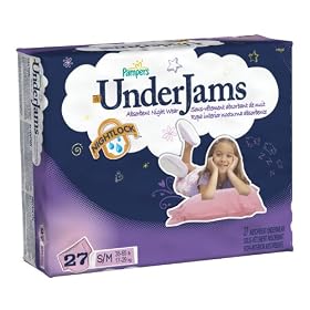Pampers UnderJams Girls Size 7 (S/M) Diapers Mega Pack 27 Count (Pack of 3): Health &amp; Personal Care