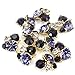 10 Pcs 3D Alloy Charm Rhinestones Crystal Nail Art Tips Manicure DIY Decoration
