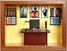 Framed Miniature for an Attorney- 5.5 X 7.5 inches by Nava - Best of Israeli Artists Collection