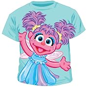 Sesame Street Abby Cadabby Fairy Aqua Blue Tee T-Shirt