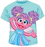 Sesame Street Abby Cadabby Fairy Aqua Blue Tee T-Shirt