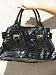 NEW BLACK CALF FUR SHOULDER BAG #11016