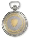 Avalon 17 Jewel Mechanical Skeleton Two-tone Covered Pocket Watch with Chain, #4039-1