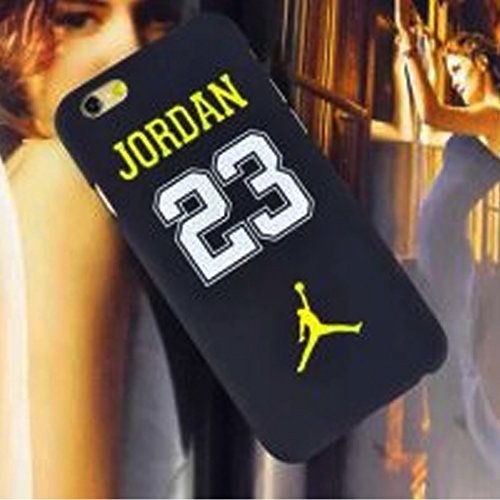 SamWay Apple iPhone 5S Luminous Case,NBA Super Star Air Jordan Michael Jordan Glow in the Dark Luminous for Apple iPhone 5S (Black+Yellow)