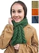 Handmade Soft Acrylic Scarf - Masterpiece Knitting Collection - Cable Design (100% Knitted By Hand)