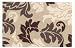 Fußmatte Leaves nature von WMK,waschbar und trocknergeeignet,50 cm x 75 cm