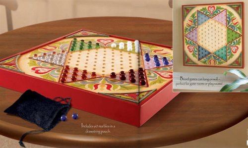 Jim Shore / Heartwood Creek Game Chinese Checkers Game