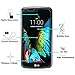 LG K10 Screen Protector, SOOYO(TM) Premium Tempered Glass Screen Protector (2.5D Round Edge/99% Clarity/Shatter-Proof/Bubble Free) for LG K10 (2016)-[2Pack]