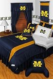 NCAA Michigan Wolverines - 3 pc Comforter Set - Queen and Full Size Bedding
