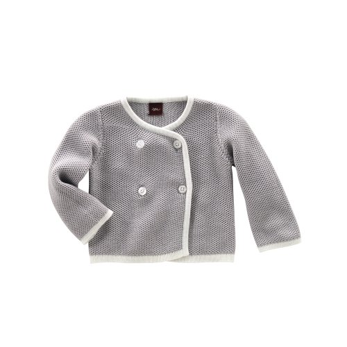 Tea Collection Chinese Jacket, Dove, 0-6 Months