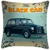 We Love Cushions Black Cabs Martin Wiscombe Cushion