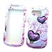 Samsung Continuum i400 (Verizon) Snap On Protector Hard Case "Purple Love" Design