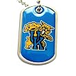 University of Kentucky Wildcats Dog Tag Domed Necklace Charm Chain Ncaa