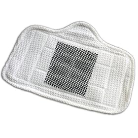 3 Pack Replacement Steam Mop Cleaning Pad with Scrubbing Brush for Home-tek / Hometek for models HT824, HT855, HT829, HT859, Eco and Elite Pads