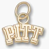 Pittsburgh Panthers 1/4 Pitt Charm - 10KT Gold Jewelry