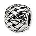 Sterling Silver Reflections Basketweave Bali Bead