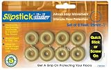 Slipstick CB250 1-Inch Slider Foot, Caramel, 8-Pack