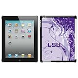 LSU Swirl design on iPad 2 Smart Cover Compatible Case by Coveroo