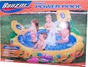 Banzai Flower power Pool Set with Cute and Cool Sprinkling Daisy (Pool Size : 60" L x 60" W x 30" H)