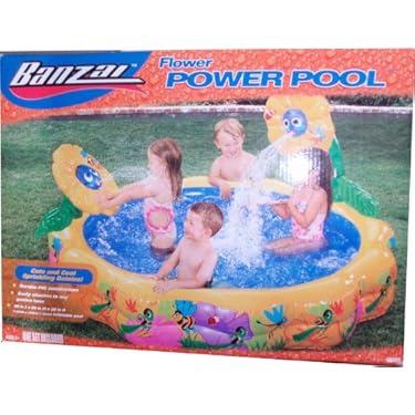 Banzai Flower Power Pool Set With Cute And Chilly Sprinkling Daisy Pool Size 58 Diameter X 28 High