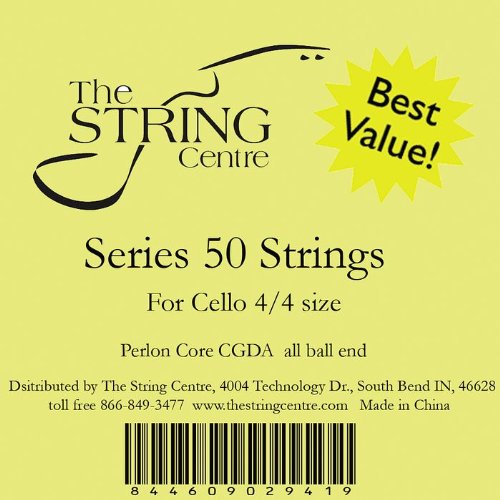 The String Centre Series 50 Cello String Set, 4/4 Size