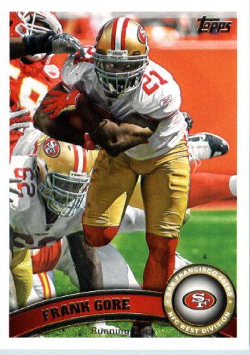 2011 Topps #120 Frank Gore - San Francisco 49ers (Football Cards)