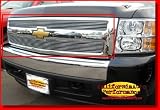 2007 2008 2009 Chevy Silverado Mirror Polished Aluminum Billet Grille