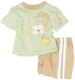 Baby-works Baby-Boys Infant Plaid Short Set, Khaki, 12 Months