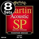 Martin MSP4100×8セット マーチン アコースティックギター弦の画像
