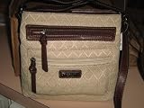 Etienne Aigner Tucson Mini Bag / Shoulder Bag – Camel Linen Fabric w/ Brown Trim Reviewed