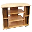 Entertainment TV Stand with Wheels - Natural