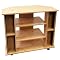 Entertainment TV Stand with Wheels - Natural