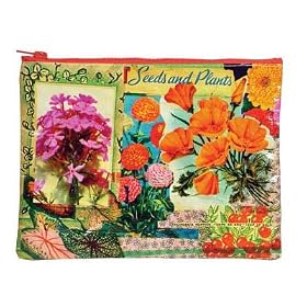 Click here to buy Blue Q Flower Zipper Pouch.