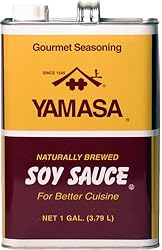 Yamasa Soy Sauce - 1 Gallon., 128-Ounce Bottle (Pack of 1)