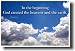 In the Beginning God Created the Heavens and the Earth - Genesis 1:1 - Inspirational Poster