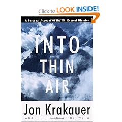 Into Thin Air: A Personal Account of the Mount Everest Disaster