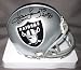 Howie Long Oakland Raiders NFL Hand Signed Mini Football Helmet with HOF 00 Inscription