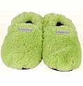 Slippies Deluxe, Grün M (36-40) - 100% mikrowellenfähige Wärmepantoffeln, Hausschuhe