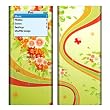 Flower Splash Design Decal Skin Sticker for Apple iPod nano 2G (2nd Generation) 2GB/ 4GB/ 8GB Player