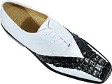 Belvedere Roma Mens Genuine Nile Hornback Crocodile / Lizard Oxford Shoes